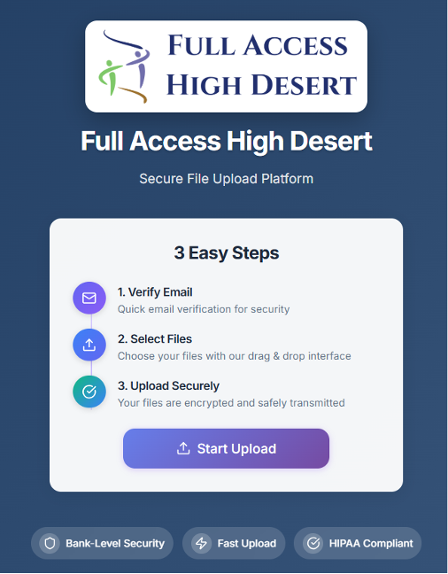 Upload steps