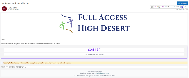 Verification example